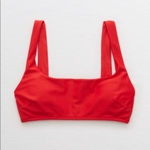 Aerie wide strap scoop bikini top